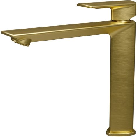 Mitigeur Lavabo Profilo Medium Avec Vidage Up&D Laiton Or Brosse - CRISTINA ONDYNA PF22796P