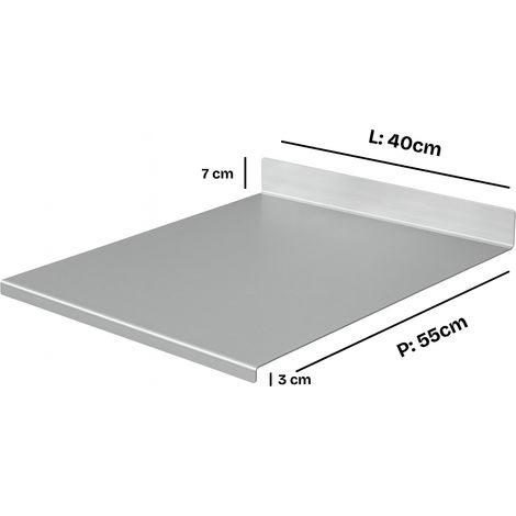ZOIMANIA - Spianatoia con Tarocco e Mattarello - Inox - Cucina - Profondità 55 - Dimensione Spianatoia: L 40 x P 55 x 7cm x 3cm