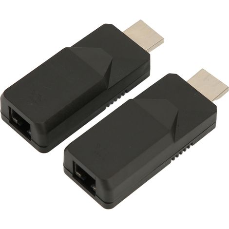 Rallonge de câble HDMI vers RJ45, portée de 60 m (196,9 pi), transmission réseau HD, rallonge RJ45 (1/5)