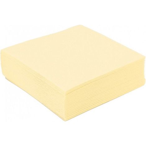 Lot De 40 Serviettes En Papier 2 Plis - 38X38 Cm - Ivoire - Gappy (1/2)
