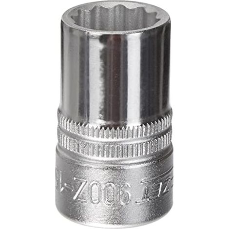 Hazet 900Z-15 Inserto Chiave a Bussola Doppio Esagono, Argento, Attacco Quadro, Cavo, 12.5 mm 1/2 di Pollice (1/4)