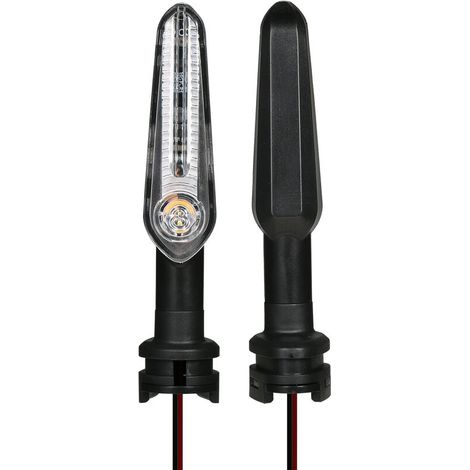 Luces intermitentes LED para motocicleta, accesorios, luz indicadora direccional, 1 par, repuesto para YAMAHA MT07 700 XJ6 FZ6 MT09 900 MT10 (1/5)