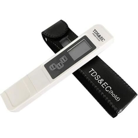Testeur de qualité de l'eau de compteur LCD EC Digital de piscines à boire avec haute précision 0-9990 PPM