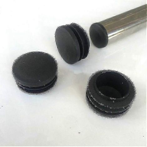 Bouchon de pied de meuble en tube d'acier rond - Adaptateur 28 mm pour un support de meuble stable et sécurisé (1/3)