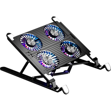 Laptop-Kühlständer mit Radiatorhalterung, ideal für Gamer, Designer und Power-User, komfortabler Display- und ergonomischer Laptop-Kühler. (1/5)