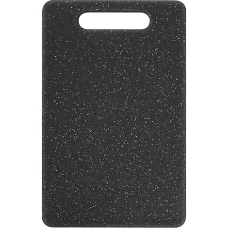 Tabla de cortar，apta para lavavajillas，tabla de cortar de plástico imitación mármol，fácil de transportar，perfecta para colgar，15,3 x 25 x 0,5 cm (1/5)
