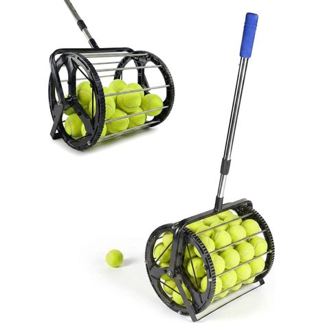 Tennis Ball Retriever Roller, Metal Telescopic Handle (1/5)