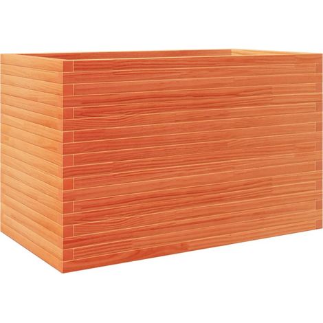 Vassoio per fioriera aiuola rialzata piante fiori terrazza giardino cera 110 x 60 x 68,5 cm legno di pino massiccio marrone 020038443