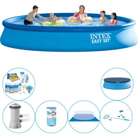 Intex Piscine Easy Set Ronde - 457x84 cm - 6-pièces  S20272 (1/5)