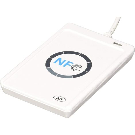 ACS ACR122U USB 2.0 Lecteur de Cartes à Puce Blanc Compatible Windows Android ISO 14443 NFC (1/5)