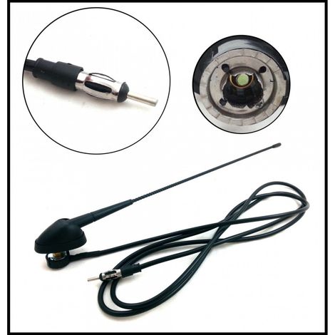 FM/AM Universal-Radioantenne zur Deckenmontage + 41 cm Kabel
