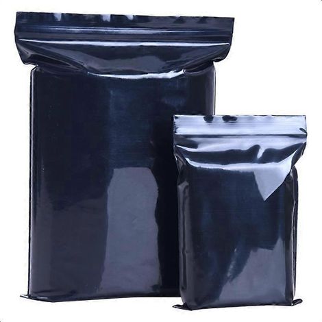 Lot de 100 sachets épais refermables, étanches aux odeurs et à la lumière, 7,6 x 10,2 cm (3 x 4 pouces).