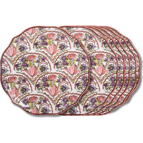 Table Passion - Assiette plate Jaipur 27 cm (lot de 6) (1/3)
