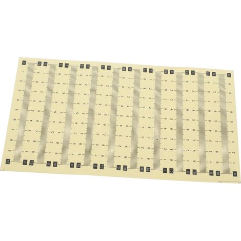 20 feuilles de ruban mesure adhésif gradué, imperméable et (1/5)