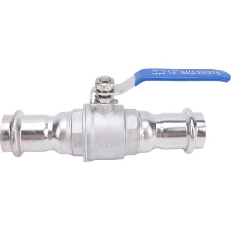 Robinet à bille à pression en acier inoxydable 304, port complet DN32 1 1/4 pouces pour Applications industrielles (1/5)