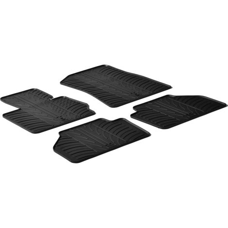 Set tappeti su misura in gomma - compatibile per Bmw X3 (F25) (11/1007/17)