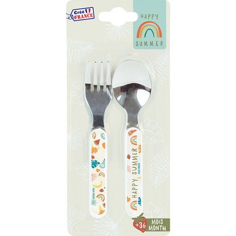 Fruity's Ensemble Couverts Inox (Fourchette, Cuillère)