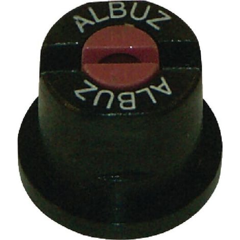 Tobera est谩ndar doble chorro plano APE 110掳 12 negro cer谩mica Albuz ALBUZ APE110BLACK