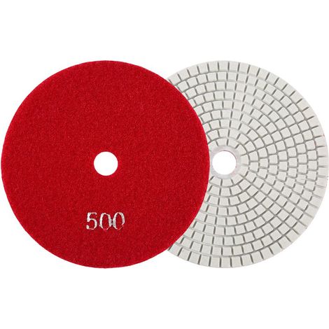 Disques de polissage diamantés 125mm humides pour granit, béton, marbre - Lot de 500 (1/3)