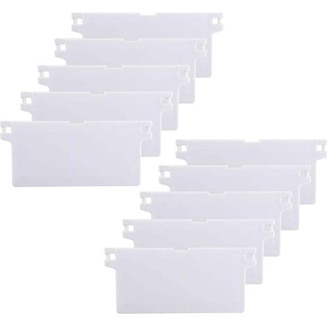 10 Panneaux De Rechange De 89mm (blanc), Lestage De Volets, Panneaux De Lestage De Volets Verticaux, Lames De Volets Verticaux (1/5)