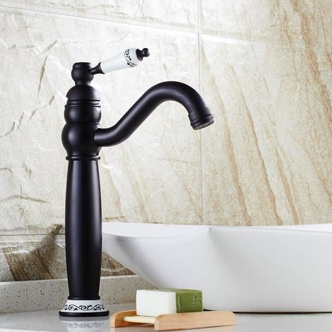 Robinet pour vasque, laiton, surélevé, monotrou, pour vasque (1/5)