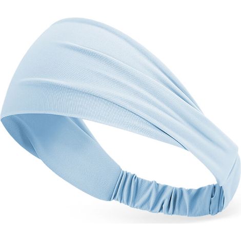 Bandeau anti-transpiration pour l'entraînement, bandeau de sport pour les cheveux, bandeau anti-transpiration et anti-humidité pour la course à pied, le tennis, le cyclisme et les voyages, bleu (1/4)