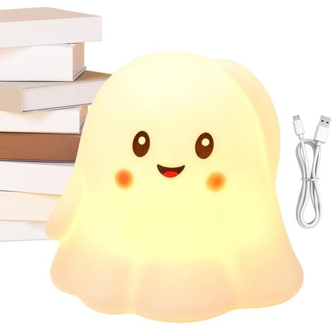 Veilleuses décoration fantôme mignon coloré rechargeable USB (1/5)