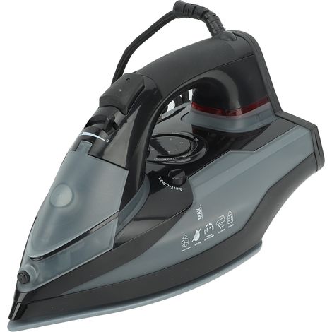 Fer à repasser vapeur à semelle pour vêtements, 2000 W à 2400 W, portable, avec réservoir d'eau de 380 ml, idéal pour la maison et les voyages. Prise UE 220 V. (1/5)