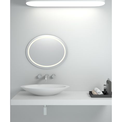 Lavabo oval Kinkala - Blanc Mat