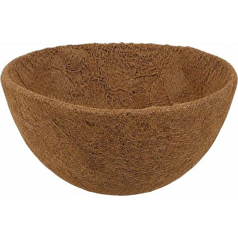 Doublure de jardinière suspendue Predolo en fibre végétale, 30 cm, ronde, (1/5)