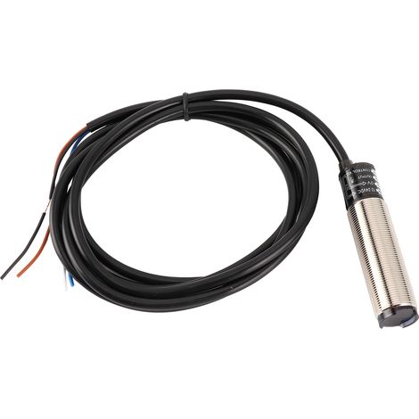 BERM Lichtschrankensensor, diffuse Reflexion, zylindrisch, 4-adrig, Stromversorgung 12–24 V DC, BR400-DDT (1/5)
