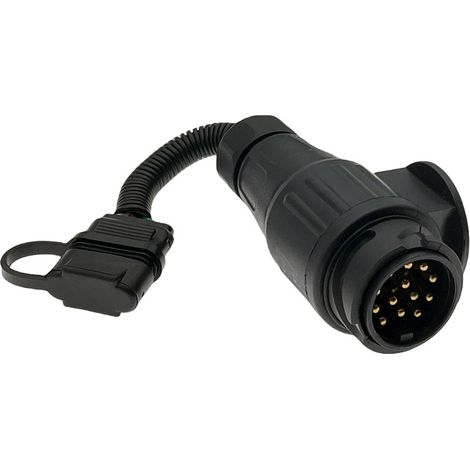 13-adriger 4-poliger Anhänger-Konvertierungsstecker, Flachsteckdose, Anhängerzubehör-Anschluss