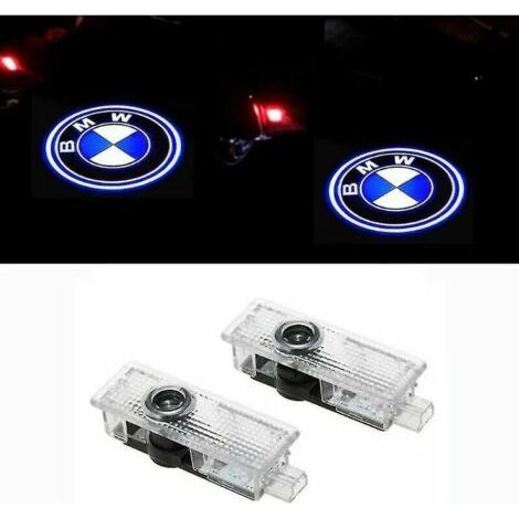 Lumière de bienvenue adaptée à la voiture Bmw, Projection Laser Led avec Logo, éclairage modifié, lumière atmosphérique, 2 pièces (1/5)
