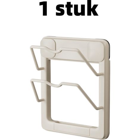 pièce - Étagère de rangement - Étagère de cuisine pour couvercles de casseroles - Avec ventouse - Support mural multifonctionnel pour planches à découper - Convient pour un usage domestique - 25,6 cm (1/5)