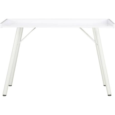 Maison Exclusive - Bureau Blanc 90x50x79 cm (1/5)