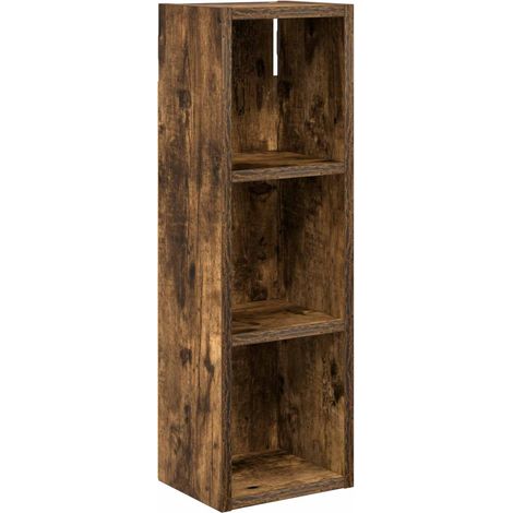 Armoire De Toilette - Armoire murale de salle de bain Chêne Fumé 20 x 16 x 62,5 cm fr616 - Maison La Vie (1/5)