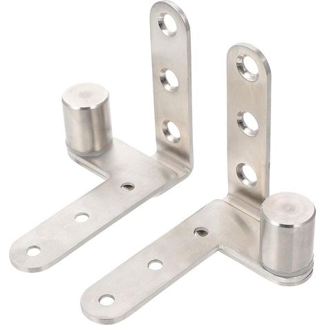 2pièces Charnière Acier Inoxydable Pour Porte Et Fenêtre Charnière Cachée Facile À Installer Et Convient Pour Meubles Et Placards (1/5)
