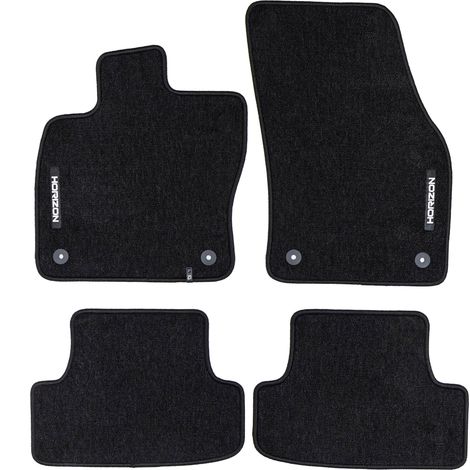 Tapis de Sol de Voiture pour Audi Q2 2020-2025 FL Velours solide et durable 4Pcs (1/5)