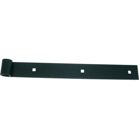 Torbel 114J704 Rechte Eisenbeschläge flach schwarz kataphorisiert