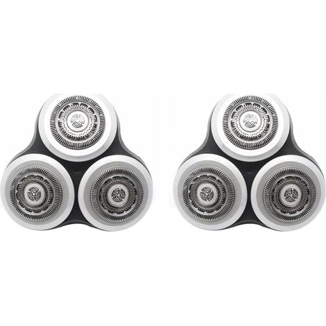 2 testine per rasoio compatibili con i modelli RQ10 RQ12 serie S9000 S9721 S9311 S9152 S9911 (1/4)