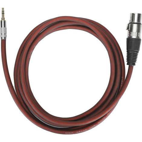 Câble Microphone XLR Femelle vers Jack 3.5mm pour Signal Équilibré - JD6020 (1/5)