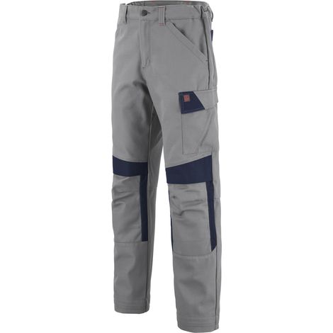 Lafont - Pantalon de travail avec poches genoux MUFFLER XS - Bleu Ciel