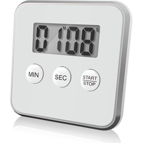 Minuteur électronique FABULETTA avec écran LCD et dos magnétique (1/4)