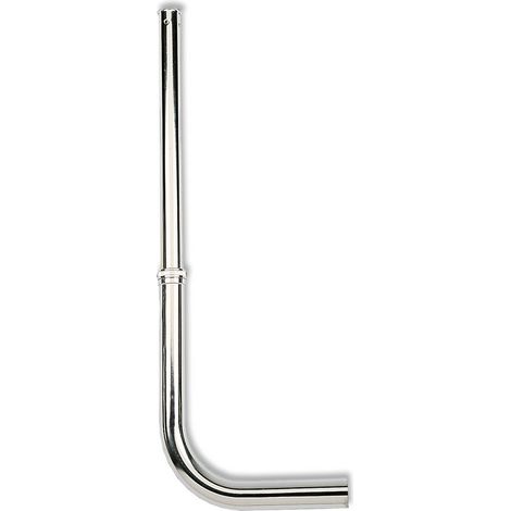 Tubo de salida de pared cromado para caudalímetro 08060/1-34 - Idral (1/2)
