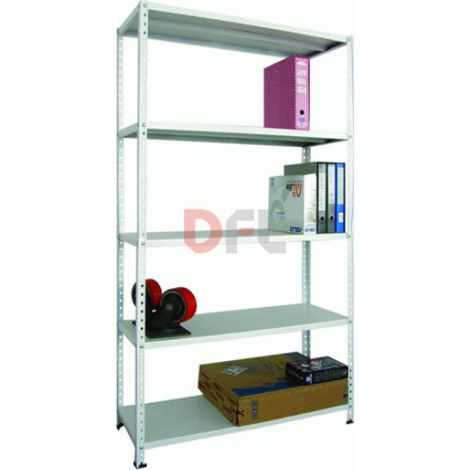 scaffale componibile in kit 'pesante' 120x40 cm - angolari esterni 2 mt (1/2)