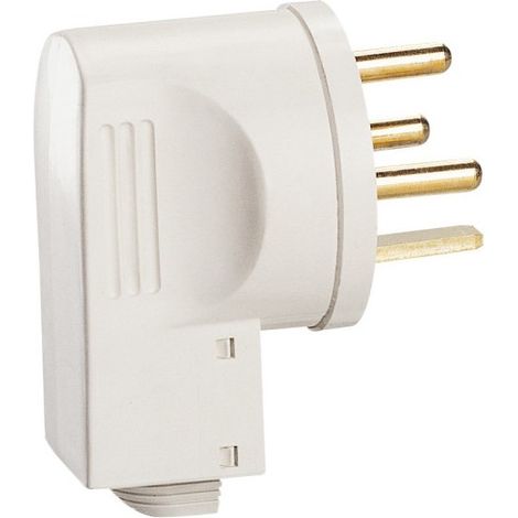 Legrand 055155 Spina - 20 A - 3P+T - plastica - con serracavo - uscita laterale - avorio