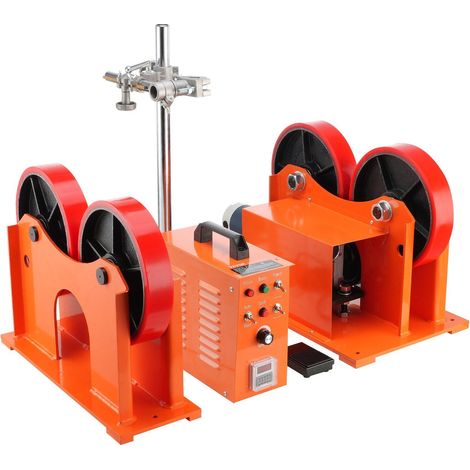 Rouleau de soudage rotatif 110V, capacité 1000kg, Ø25-1400mm, vitesse 80-1600 mm/min, support de torche pour poste à souder.