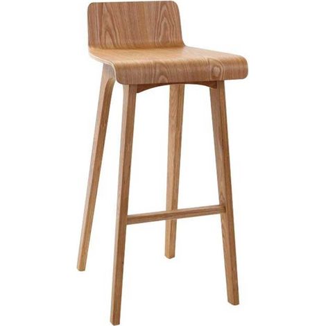 Design-Barhocker / -stuhl Holz naturell skandinavisch BALTIK