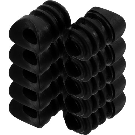Lot de 20 bagues protection en plastique pour roulettes meubles, (1/5)