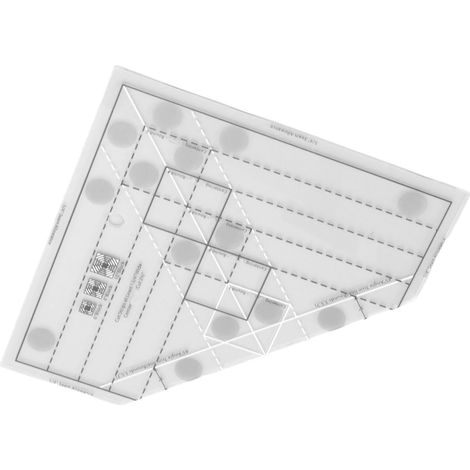 Règle de couette à grilles, acrylique professionnelle, échelle précise, couture domestique pour accessoires de bricolage (1/5)